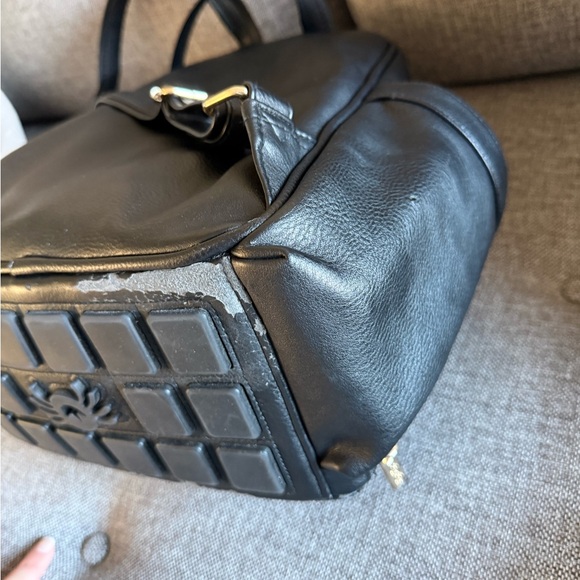 Itzy Ritzy Black Leather Baby Bag - Picture 7 of 7